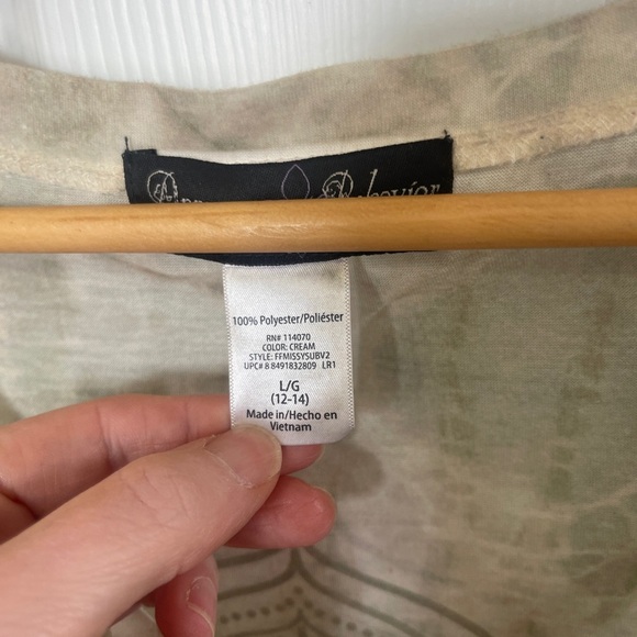 Y2k Women’s Shirt Size Large NWT Sheer Grunge Fairy Ombré Artsy Whimsigoth - Picture 4 of 7